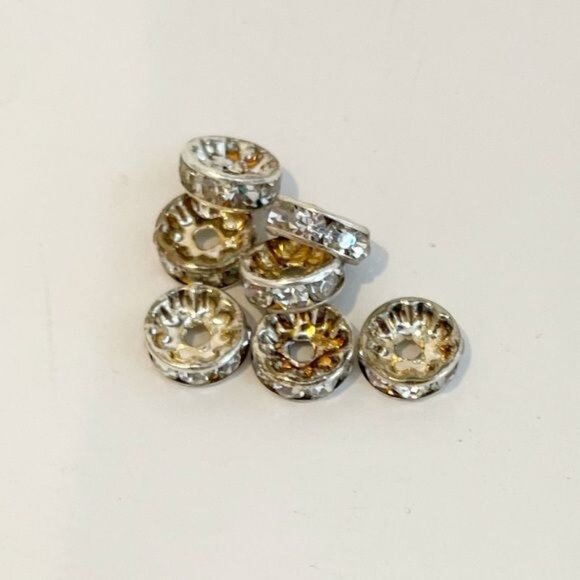 Assorted Jewelry Making Supplies Charms Spacers Earring Hooks Fasteners Jewelry - Picture 8 of 16